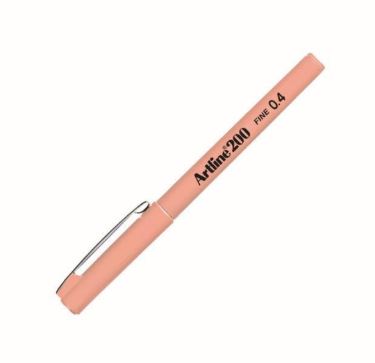 200N Fine Writing Pen Apricot
