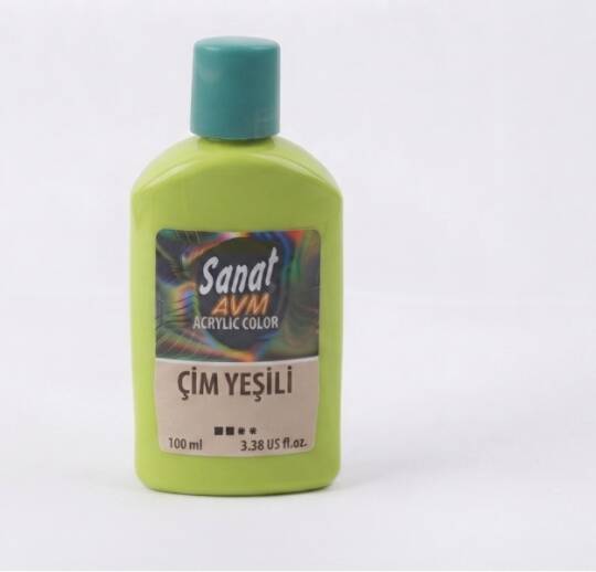 Akrilik Boya 100 ml Çim Yeşili