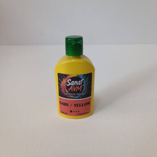 Akrilik Boya 100 ml Sarı