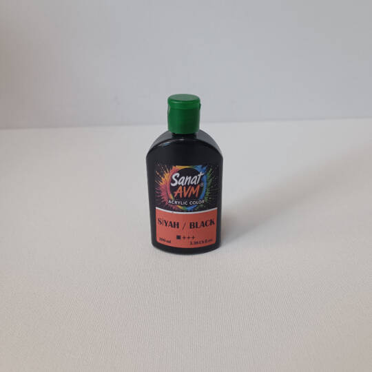 Akrilik Boya 100 ml Siyah
