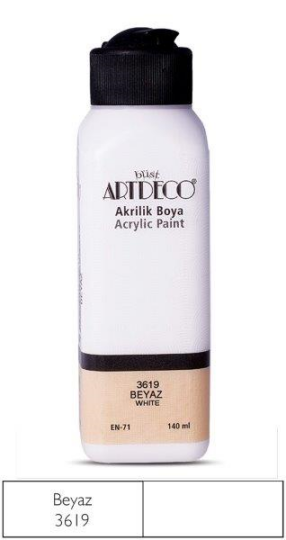 Akrilik Boya 140 ml Beyaz 3619