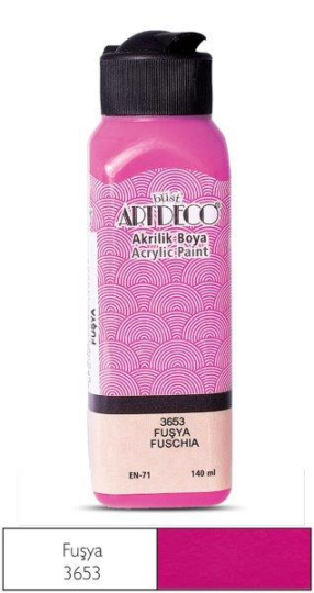 Akrilik Boya 140 ml Fuşya 3653
