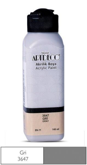 Akrilik Boya 140 ml Gri 3647
