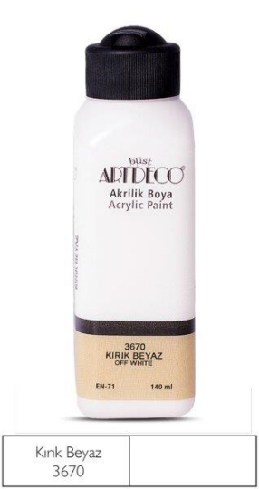 Akrilik Boya 140 ml Kırık Beyaz 3670