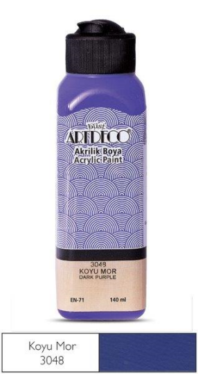 Akrilik Boya 140 ml Koyu Mor 3048