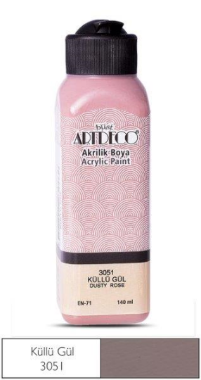 Akrilik Boya 140 ml Küllü Gül 3051