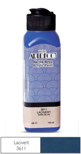 Akrilik Boya 140 ml Lacivert 3611