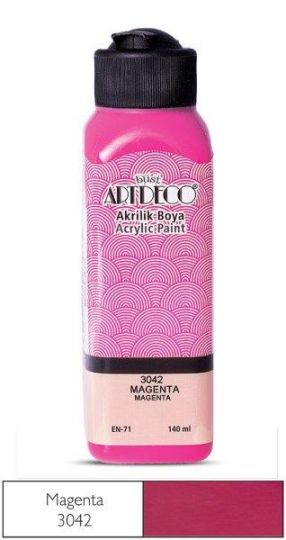 Akrilik Boya 140 ml Magenta 3042
