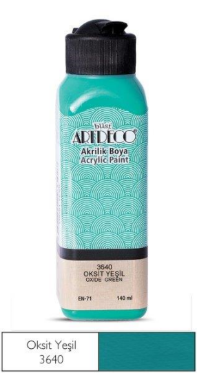 Akrilik Boya 140 ml Oksit Yeşil 3640