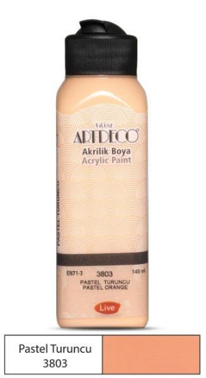 Akrilik Boya 140 ml Pastel Turuncu 3803