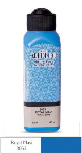 Akrilik Boya 140 ml Royal Mavi 3053