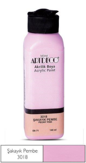 Akrilik Boya 140 ml Şakayık Pembe 3018