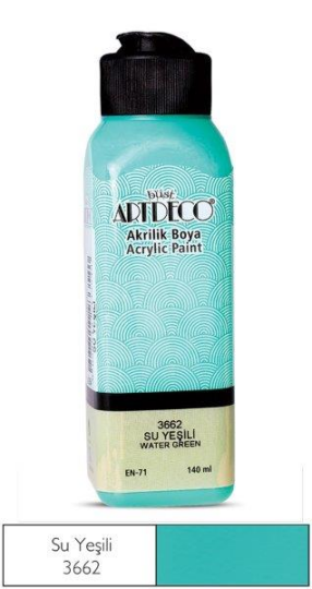 Akrilik Boya 140 ml Su Yeşili 3662