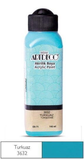 Akrilik Boya 140 ml Turkuaz 3632