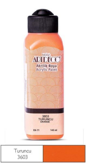 Akrilik Boya 140 ml Turuncu 3603