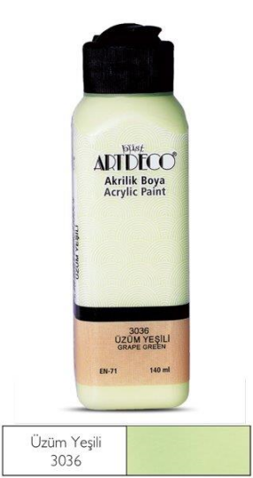 Akrilik Boya 140 ml Üzüm Yeşili 3036