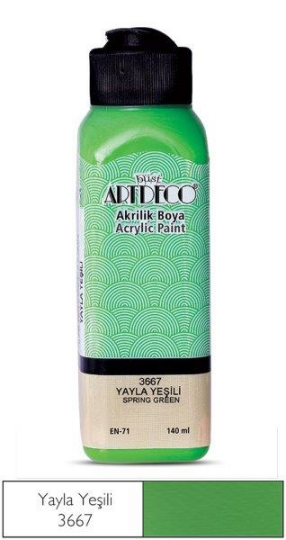 Akrilik Boya 140 ml Yayla Yeşili 3667