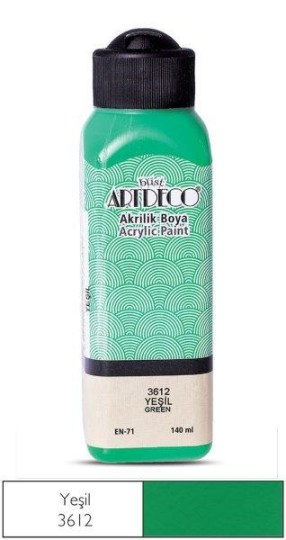 Akrilik Boya 140 ml Yeşil 3612