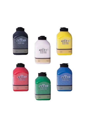 Akrilik Boya 500 Ml 6li Set