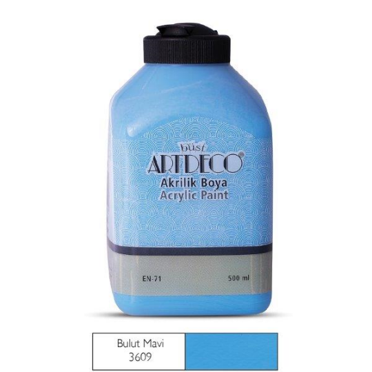 Akrilik Boya 500 ml Bulut Mavi 3609