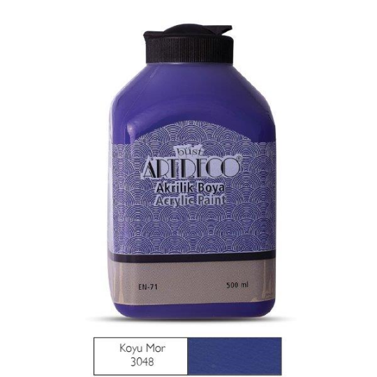 Akrilik Boya 500 ml Koyu Mor 3048