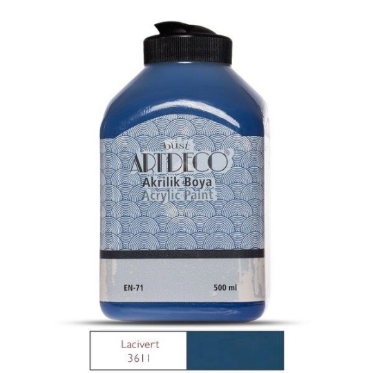 Akrilik Boya 500 ml Lacivert 3611
