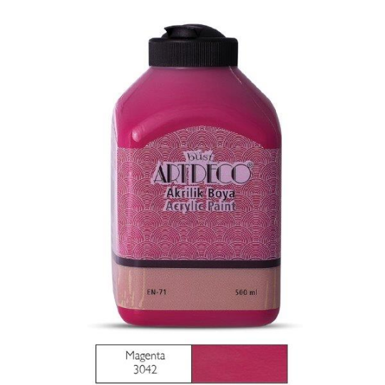 Akrilik Boya 500 ml Magenta 3042