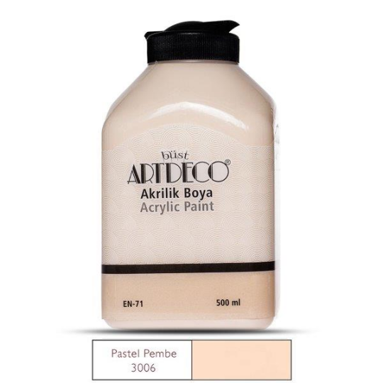 Akrilik Boya 500 ml Pastel Pembe 3006