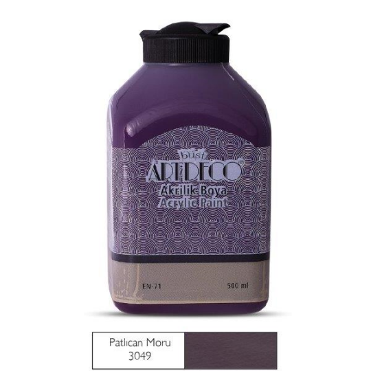 Akrilik Boya 500 ml Patlıcan Moru 3049