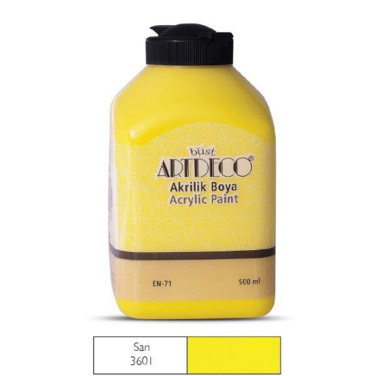 Akrilik Boya 500 ml Sarı 3601