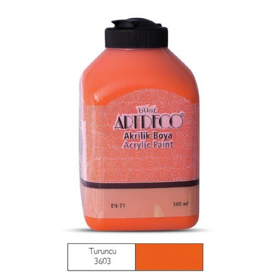 Akrilik Boya 500 ml Turuncu 3603