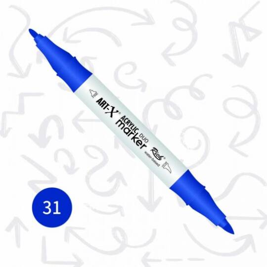 Art-X Çift Uçlu Akrilik Marker Kalem 31