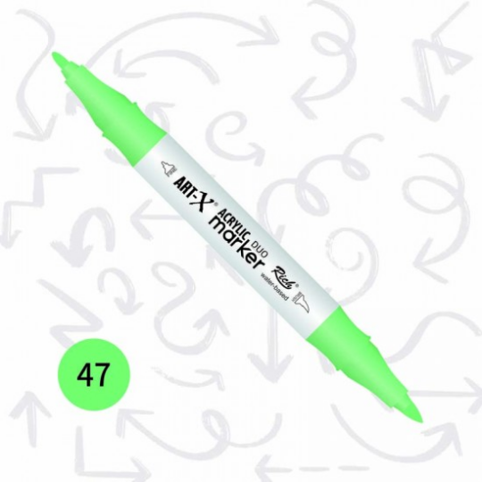 Art-X Çift Uçlu Akrilik Marker Kalem 47