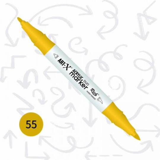 Art-X Çift Uçlu Akrilik Marker Kalem 55