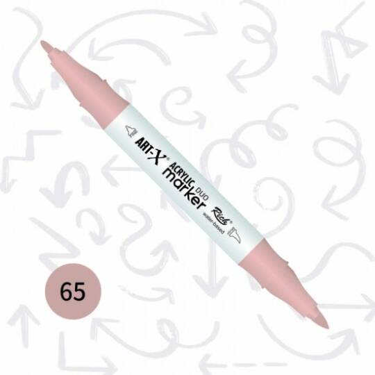 Art-X Çift Uçlu Akrilik Marker Kalem 65