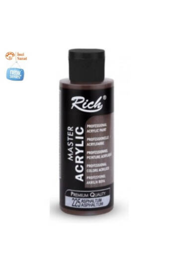 Asphaltum Boya Akrilik 120cc Master N225 Yoğun Pigment ve Üstüm Kapatıcılık