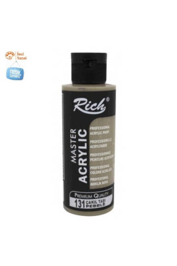 Çakıl Taşı Boya Akrilik 120cc Master N131 Yoğun Pigment ve Üstüm Kapatıcılık