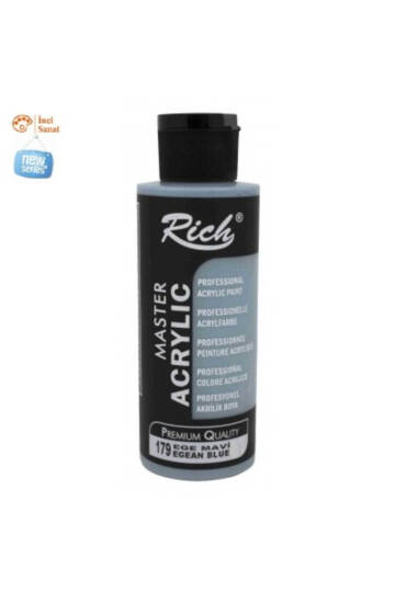 Ege Mavi Boya Akrilik 120cc Master N179 Yoğun Pigment ve Üstüm Kapatıcılık