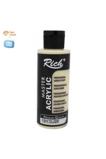 Fil Dişi Boya Akrilik 120cc Master N121 Yoğun Pigment ve Üstüm Kapatıcılık