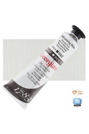 Georgian N003 Underpainting White Yağlı Boya 38ml Profesyonel Oil Colour New Series