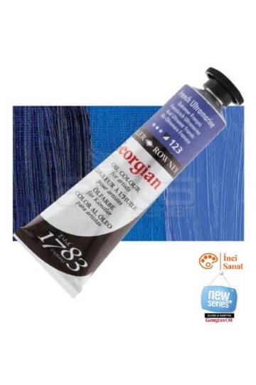 Georgian N123 French Ultramarine Yağlı Boya 38ml Profesyonel Oil Colour New Series