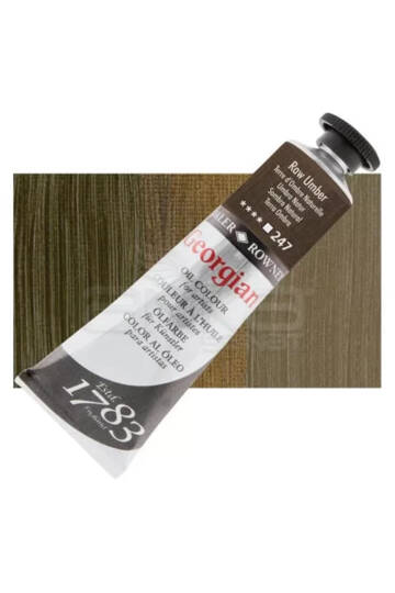 Georgian N247 Raw Umber Yağlı Boya 38ml Profesyonel Oil Colour New Series