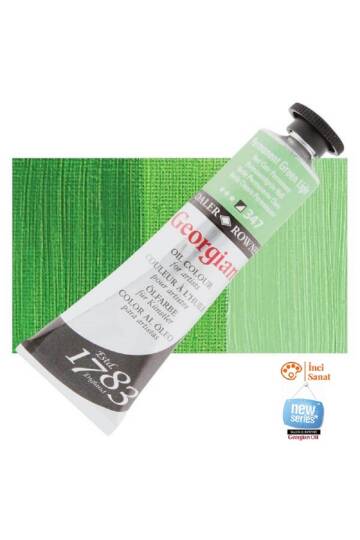 Georgian N347 Permanent Light Green Yağlı Boya 38ml Profesyonel Oil Colour New Series