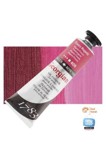Georgian N409 Permanent Magenta Yağlı Boya 38ml Profesyonel Oil Colour New Series