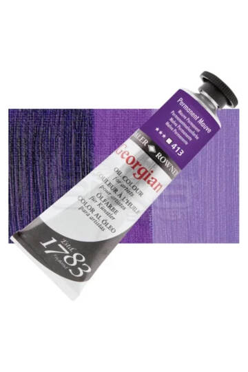 Georgian N413 Permanent Mauve Yağlı Boya 38ml Profesyonel Oil Colour New Series