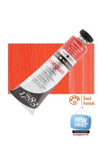 Georgian N503 Cadmium Red Yağlı Boya 38ml Profesyonel Oil Colour New Series