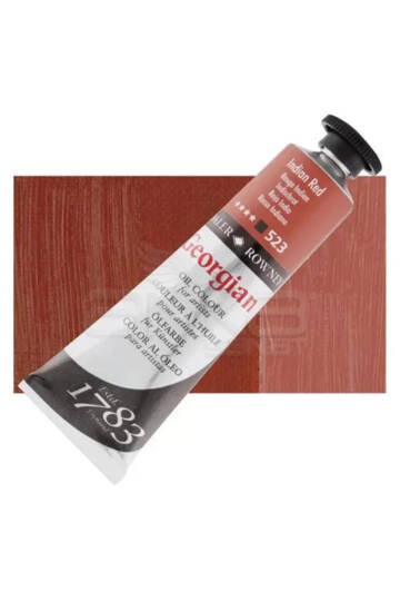 Georgian N523 Indian Red Yağlı Boya 38ml Profesyonel Oil Colour New Series