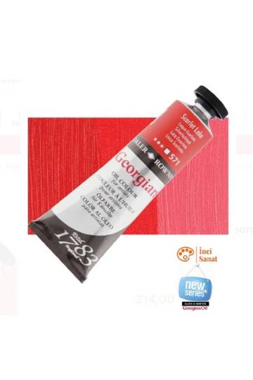 Georgian N571 Scarlet Lake Yağlı Boya 38ml Profesyonel Oil Colour New Series