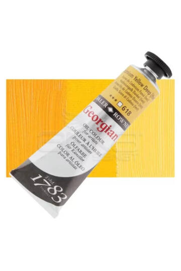 Georgian N618 Cadmium Yellow Deep (Hue) Yağlı Boya 38ml Profesyonel Oil Colour New Series