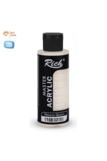 Kum Beji Boya Akrilik 120cc Master N1108 Yoğun Pigment ve Üstüm Kapatıcılık